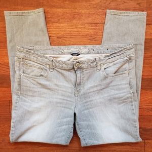 American Eagle Super Skinny 18L Gray Jeans